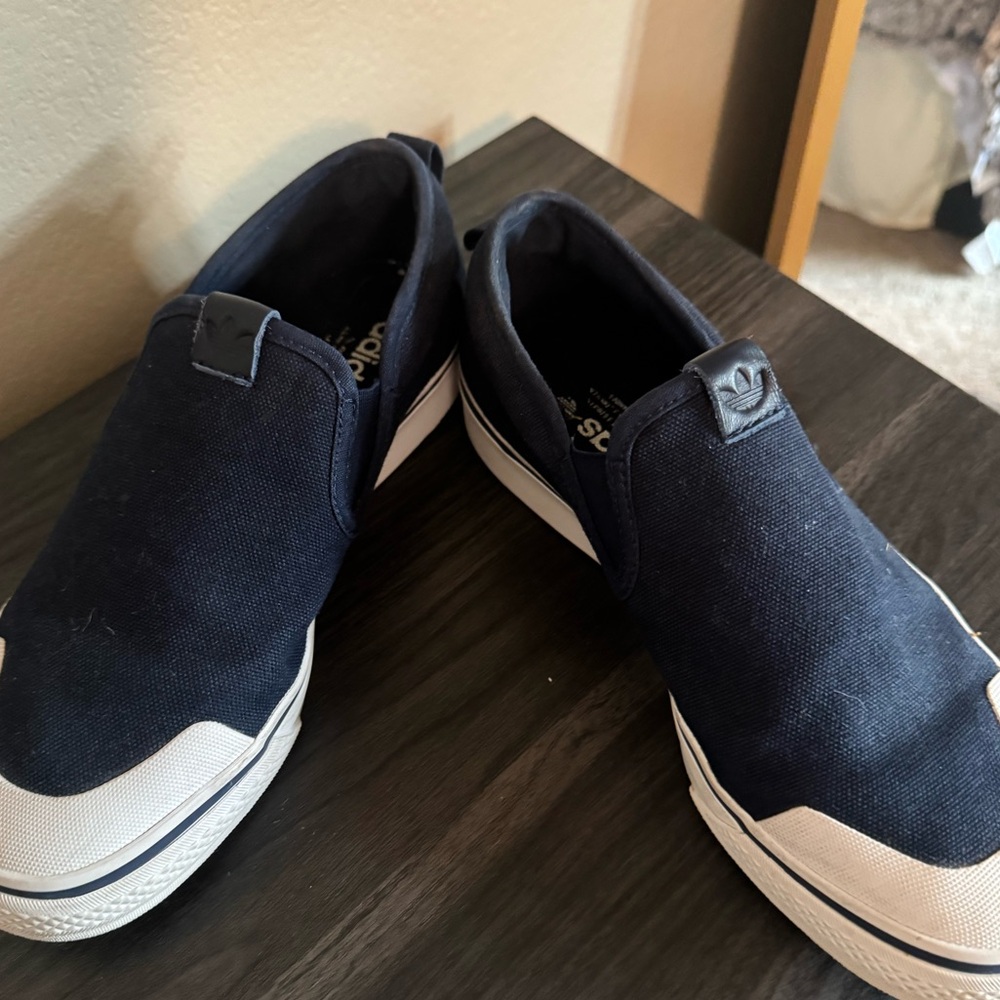 Adidas Nizza Navy slip on sneakers - Picture 4 of 9